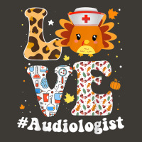 Retro Gobble Gobble Thanksgiving Audiologist Nurse Turkey Rn T Shirt Bucket Hat | Artistshot