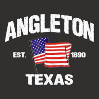 Angleton Texas Tx Usa Stars & Stripes Vintage Style Champion Hoodie | Artistshot