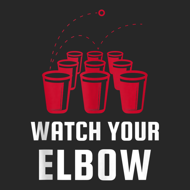 Watch Your Elbow Funny Party Beer Pong Tank Top Men's T-shirt Pajama Set by cm-arts | Artistshot