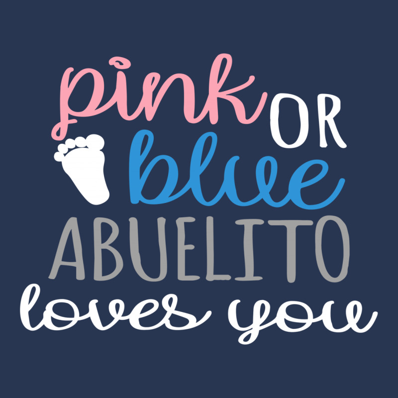 Pink Or Blue Abuelito Loves You Ladies Denim Jacket by honeysuckle | Artistshot