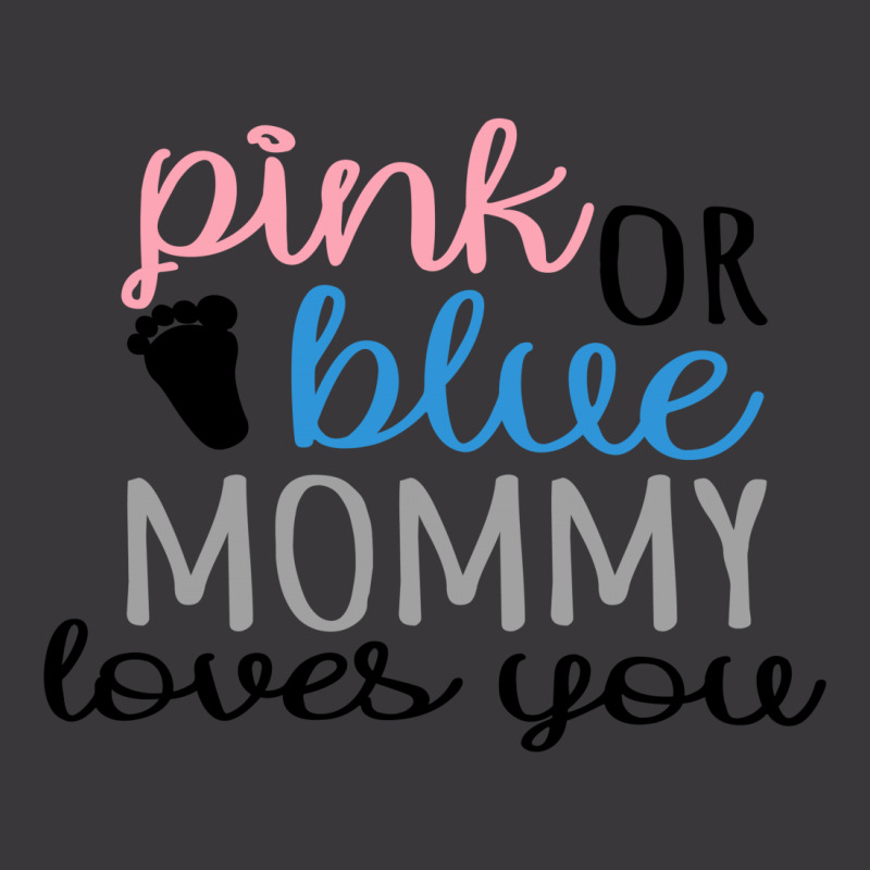 Pink Or Blue Mommy Loves You Ladies Curvy T-Shirt by honeysuckle | Artistshot