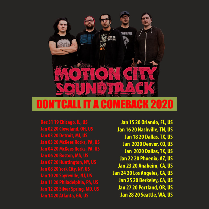 Motion City Soundtrack Tour 2019 2020 Ladies Fitted T-Shirt by tejoa | Artistshot