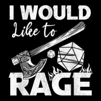 I Would Like To Rage Tabletop Barbarian Role Play Ttrpg Rpg Lightweight Hoodie | Artistshot