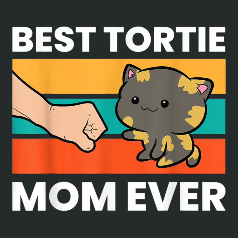 Tortoiseshell Cat Mom Best Tortie Mom Ever Women's Triblend Scoop T-shirt by DevynGiorgio | Artistshot