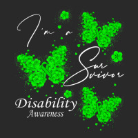 I'm A Survivor Disability Awareness Butterfly Premium T Shirt Printed Hat | Artistshot