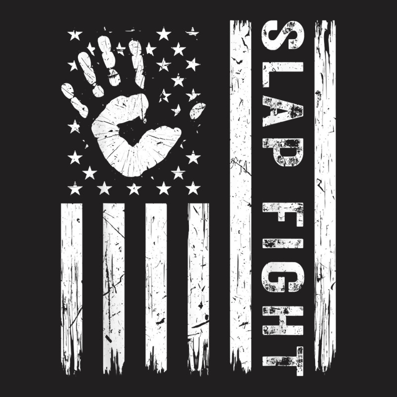 Slap Fight American Flag, Vintage Patriotic Slap Fighting T Shirt T-shirt | Artistshot