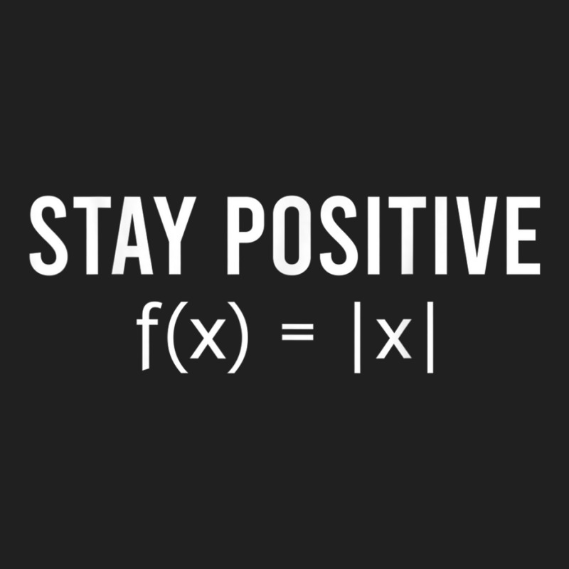 Stay Positive Avoid Negativity Funny Math Equation Ladies Polo Shirt by RomanMikolyants | Artistshot