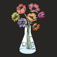 Erlenmeyer Bouquet Ladies Fitted T-shirt | Artistshot