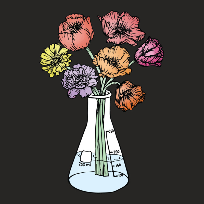 Erlenmeyer Bouquet Ladies Fitted T-Shirt by cm-arts | Artistshot