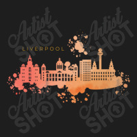 Liverpool Skyline Watercolors Classic Classic T-shirt | Artistshot