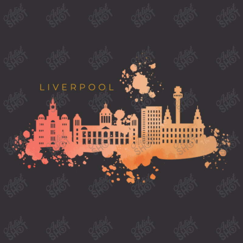 Liverpool Skyline Watercolors Classic Vintage Short | Artistshot