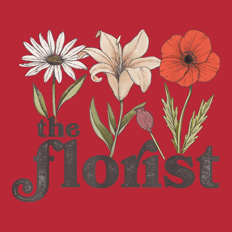 The Florist Graphic Botanical Flowers Gardening Plant Lover T Shirt Women's V-Neck T-Shirt by cm-arts | Artistshot