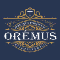 Traditional Latin Mass Oremus Dominus Vobiscum Catholic Ladies Denim Jacket | Artistshot