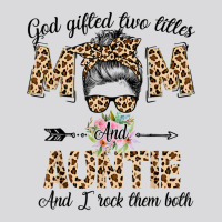 God Gifted Me Two Titles Mom And Auntie Leopard Wink Woman T Shirt Women's Triblend Scoop T-shirt | Artistshot