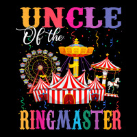 Uncle Of The Birthday Ringmaster Kids Circus Birthday Party T Shirt Adjustable Cap | Artistshot