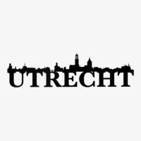 Utrecht Netherlands City Skyline Silhouette Outline Sketch Tank Top Ladies Fitted T-shirt | Artistshot