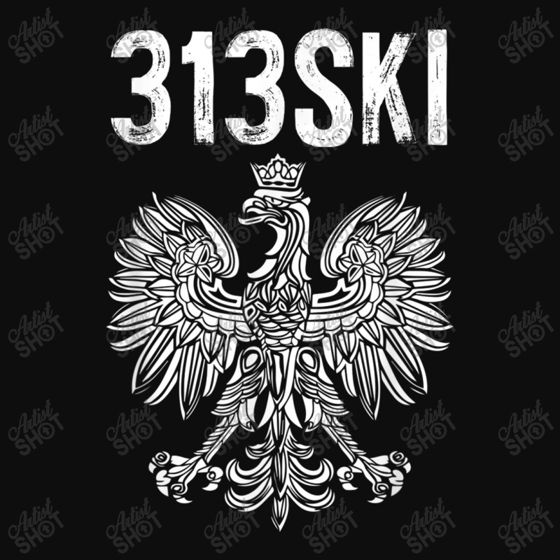 313ski Detroit Michigan Area Code 313 Polish Pride Crop Top by MechelleMilliken | Artistshot