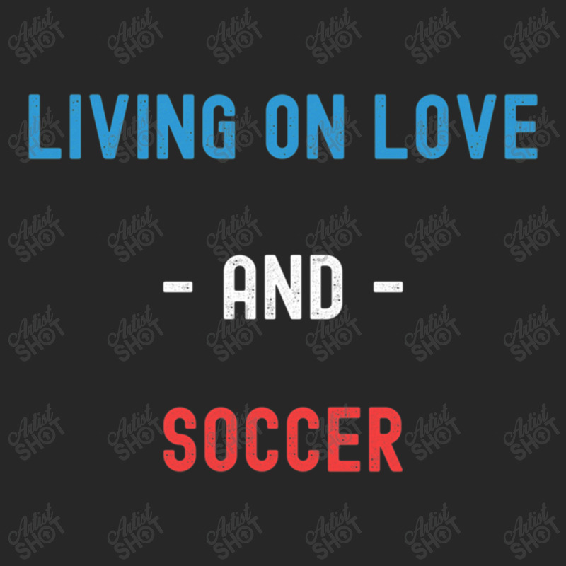 Living On Love And Soccer Lightweight Men's T-shirt Pajama Set | Artistshot