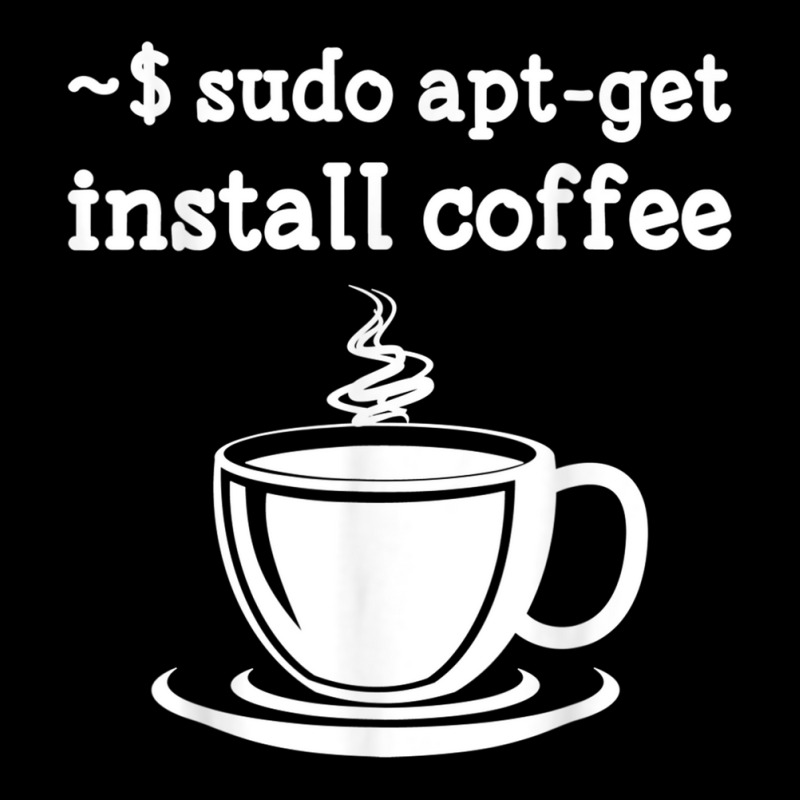 Linux Sudo Aptget Install Coffee Pocket T-Shirt by SandraMarianela | Artistshot