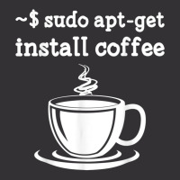 Linux Sudo Aptget Install Coffee Vintage Hoodie | Artistshot