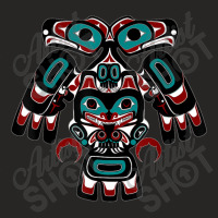 Alaska Native American Indian Tlingit Eagle Bear Clan Spirit Ladies Fitted T-shirt | Artistshot