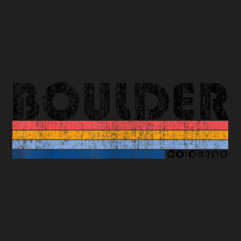 Vintage 1980s Style Boulder, Co T-shirt | Artistshot