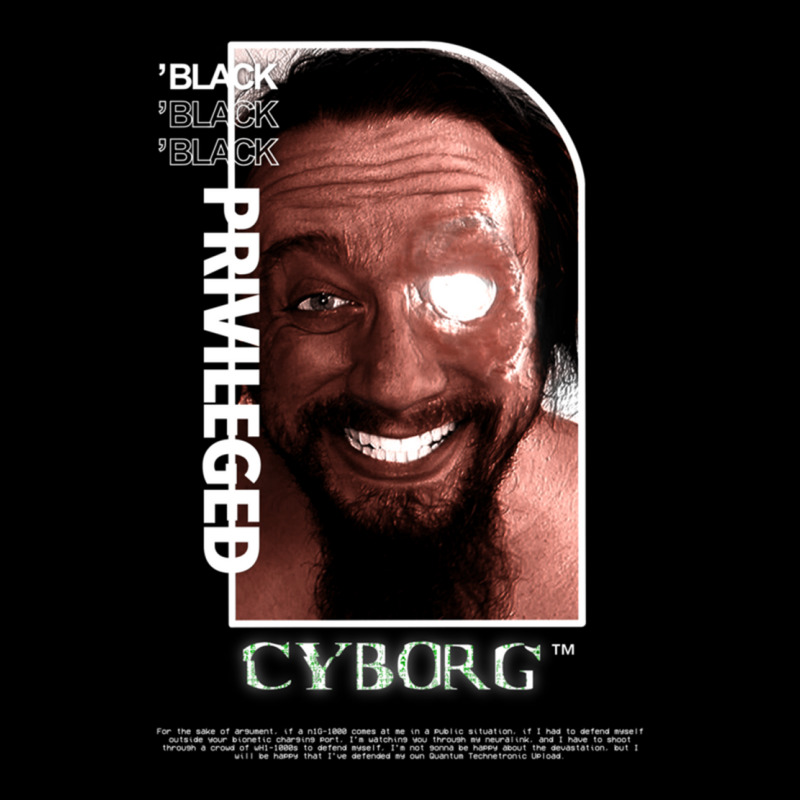 Black Privileged Cyborg - Sam Hyde Premium V-Neck Tee by cm-arts | Artistshot