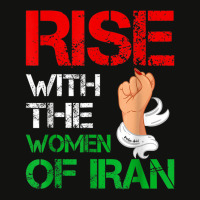 Rise With The Women Of Iran Women Life Freedom Dandelion T Shirt Scorecard Crop Tee | Artistshot