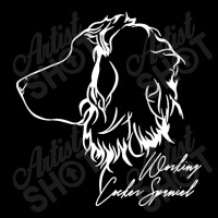 Working Cocker Spaniel Profile Dogs Dog Wilsigns Maternity Scoop Neck T-shirt | Artistshot