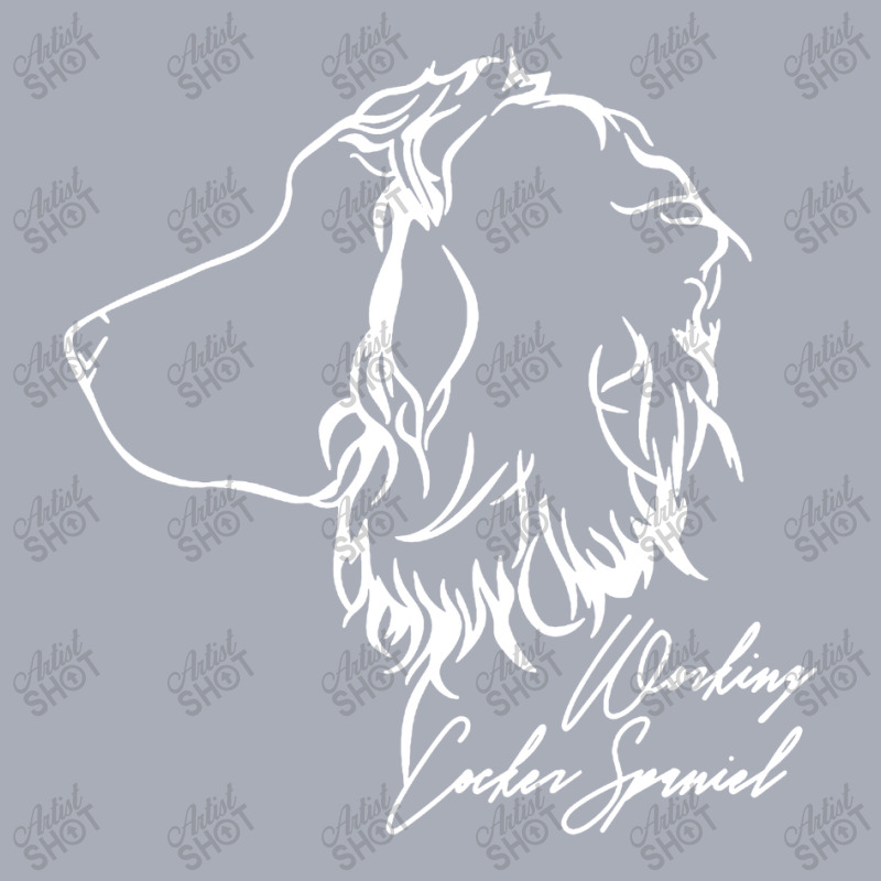 Working Cocker Spaniel Profile Dogs Dog Wilsigns Tank Dress by Semprol | Artistshot