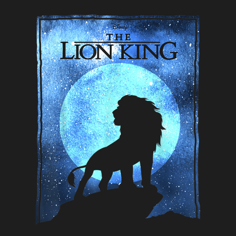 The Funny Lion And King Simba Night Sky Silhouette Classic T-shirt | Artistshot