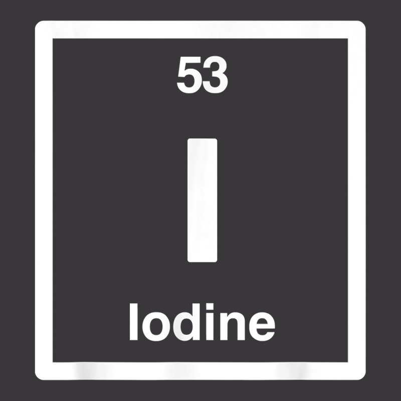 Iodine   I   Periodic Table Elements, Large Science Gifts T Shirt Ladies Curvy T-Shirt by cm-arts | Artistshot