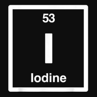 Iodine   I   Periodic Table Elements, Large Science Gifts T Shirt Crop Top | Artistshot