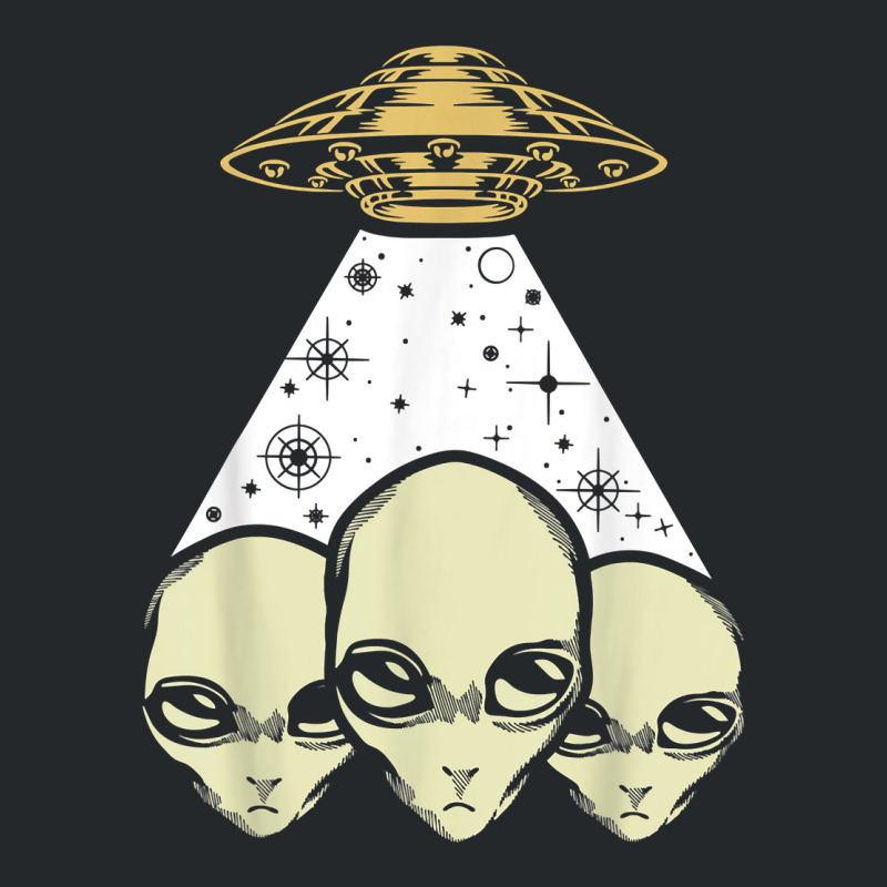 Ufo Abduction Cryptid Lover Unidentified Flying Object T Shirt Crewneck Sweatshirt | Artistshot