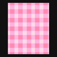 Preppy, Pink, Aesthetic, Gingham, Preppy Aesthetic Graphic Landscape Canvas Print | Artistshot