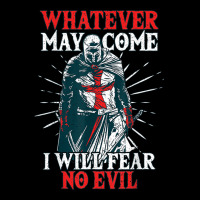 Templar Knight Costume I Will Fear No Evil Holy Crusader Men's Long Sleeve Pajama Set | Artistshot