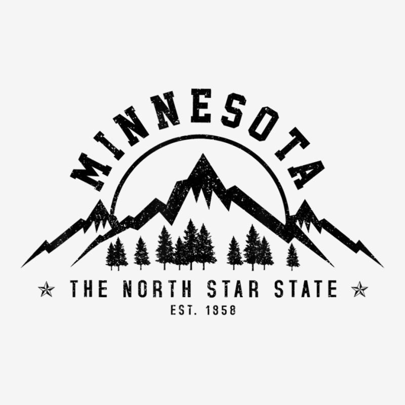 Minnesota North Star State Est. 1858 Vintage Mountains Gift Classic T-shirt | Artistshot