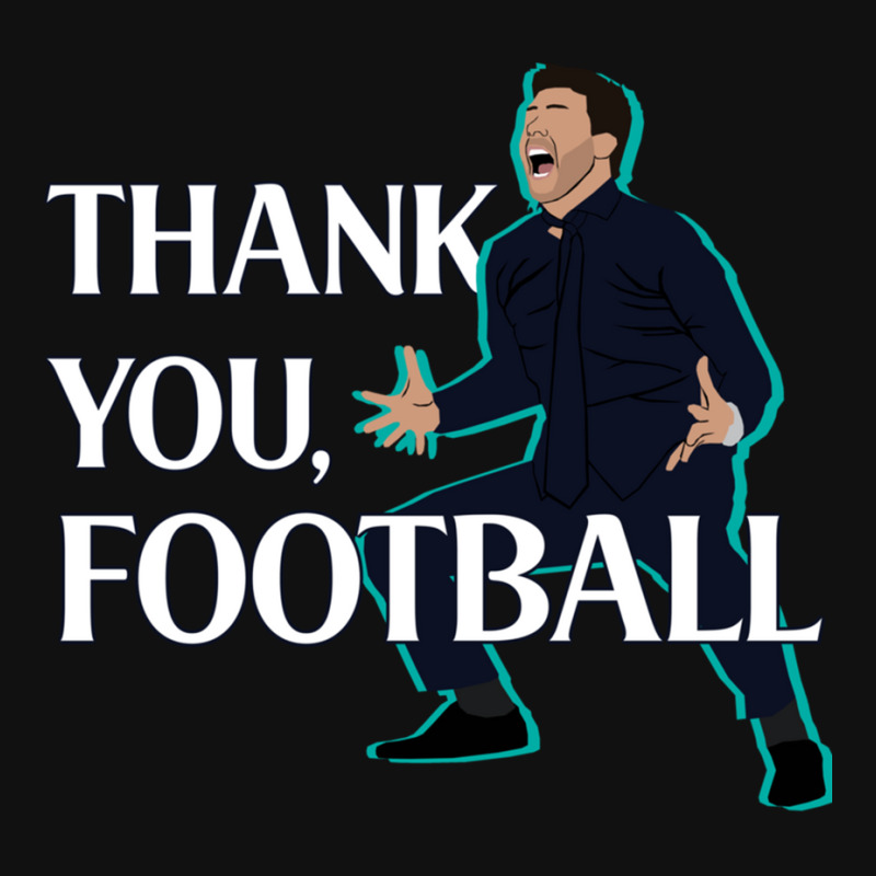 Mauricio Pochettino Thank You Football Essential Metal Print Square | Artistshot