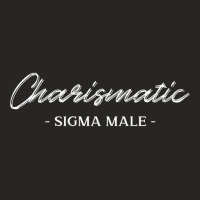 Charismatic  - Sigma Male Ladies Fitted T-shirt | Artistshot