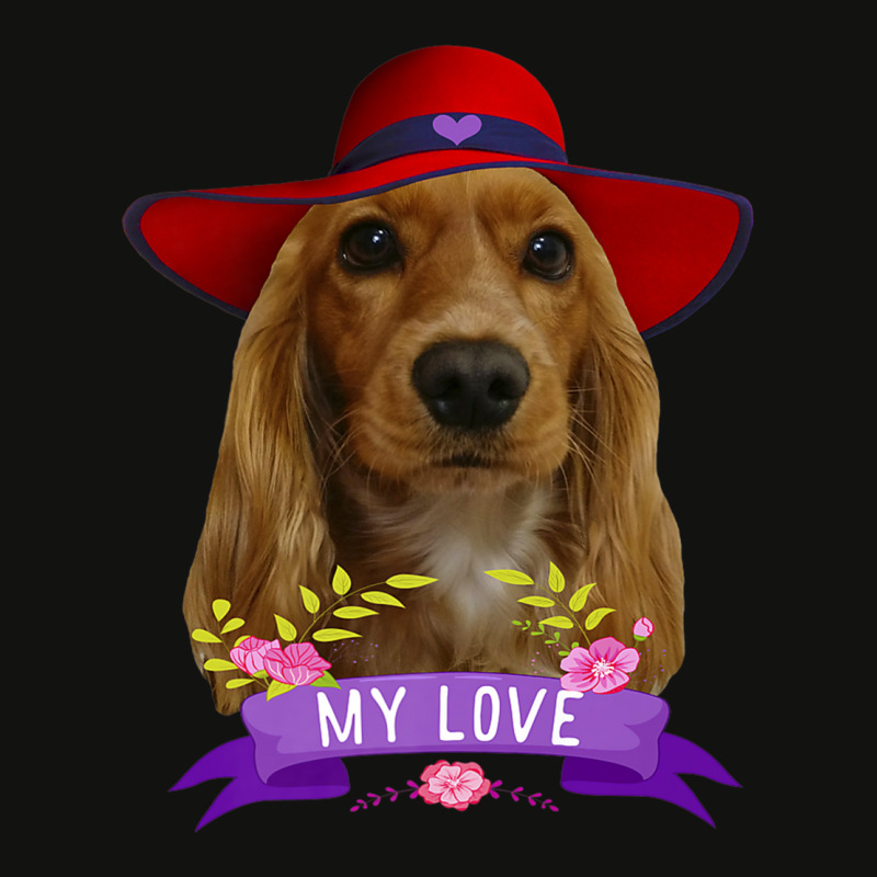 Cocker Spaniel Shirt Pop Art Love Cocker Spaniels Dad Mom Premium T Sh Scorecard Crop Tee by cm-arts | Artistshot