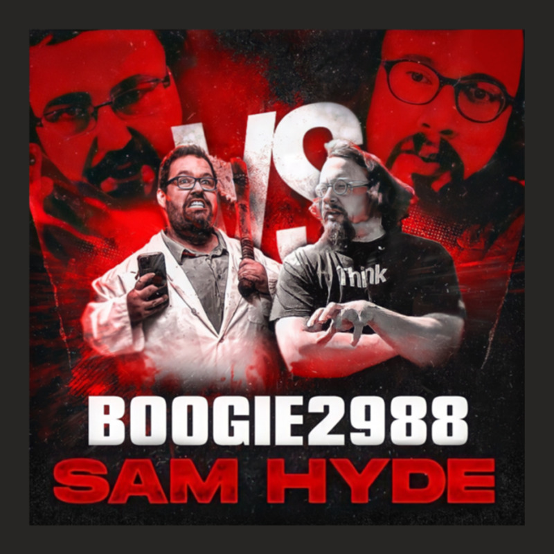 Sam Hyde Vs Boogie2988 Premium Ladies Fitted T-Shirt by cm-arts | Artistshot