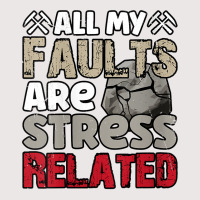 Womens All My Faults Are Stress Related, Geologist V Neck T Shirt Pocket T-shirt | Artistshot