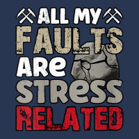 Womens All My Faults Are Stress Related, Geologist V Neck T Shirt Men Denim Jacket | Artistshot