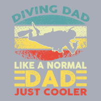 Diver Scuba Dad Like A Normal Dad Just Cooler Vintage Diving Dad Fathe Tank Dress | Artistshot