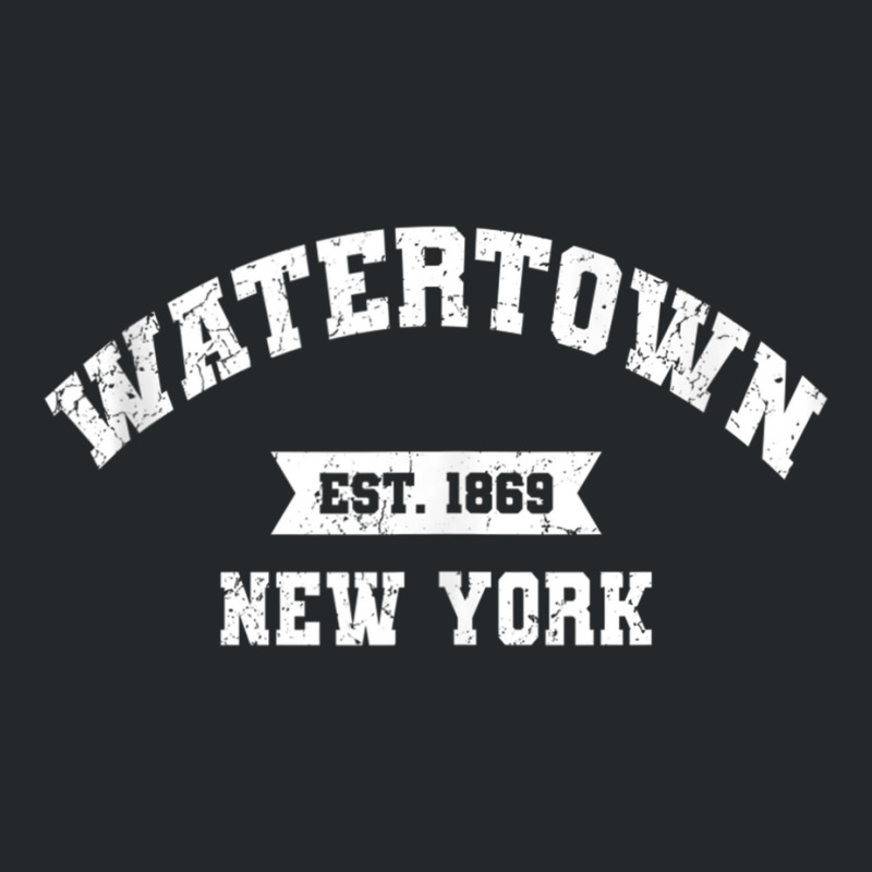 Vintage Watertown New York Ny Athletic Sports Style Tank Top Crewneck Sweatshirt by cm-arts | Artistshot