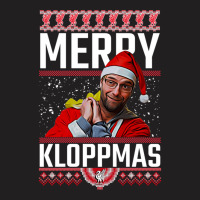 Merry Kloppmas Jurgen Klopp Lfc Christmas Design Classic T-shirt | Artistshot