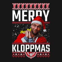 Merry Kloppmas Jurgen Klopp Lfc Christmas Design Classic Medium-length Apron | Artistshot