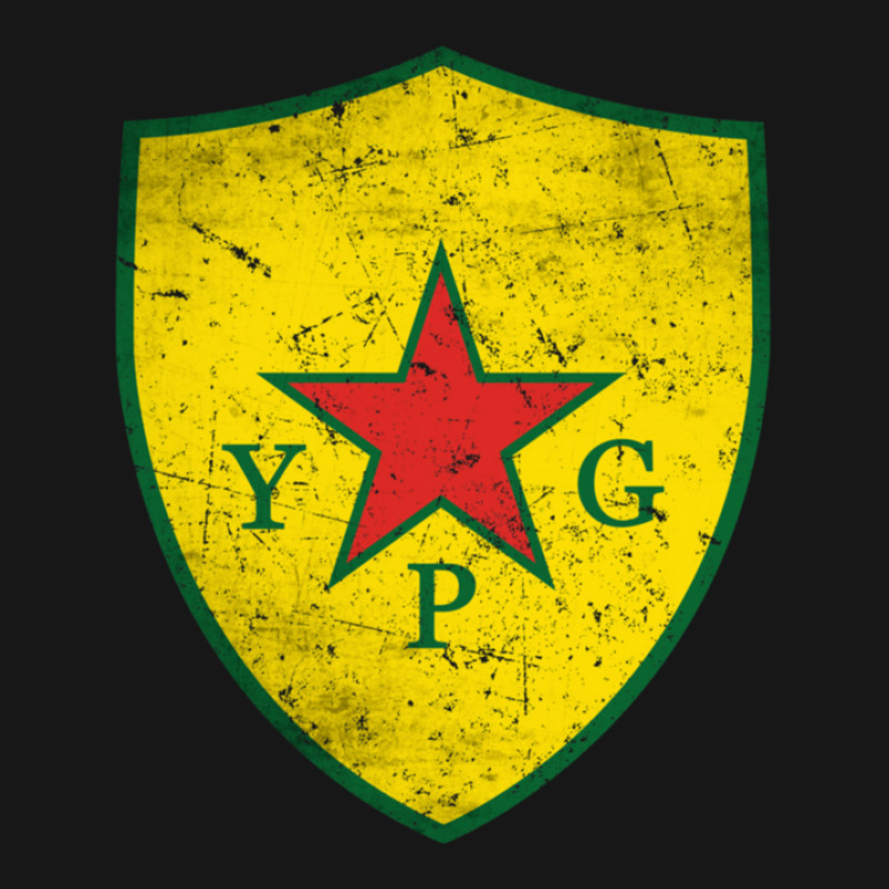 Ypg Peoples Protection Units Distressed Medium-length Apron | Artistshot