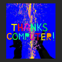 Thanks Computer End Card Printed Hat | Artistshot