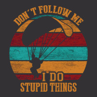 Skydiving Dont Follow Me I Do Stupid Things Skydive Skydiver Vintage Hoodie And Short Set | Artistshot